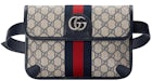 Gucci GG Supreme Gürteltasche Grau