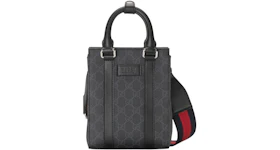Gucci GG Supreme Canvas Tote Bag Black