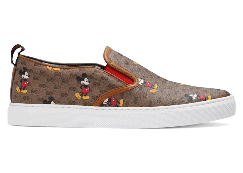 Gucci GG Supreme Slip-On Disney Mickey Mouse Men's - 603689