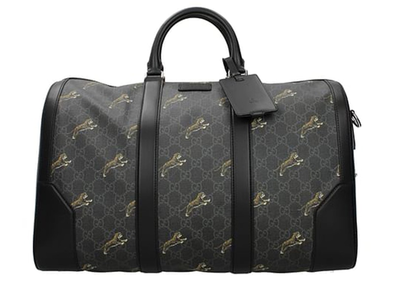 black gucci duffle