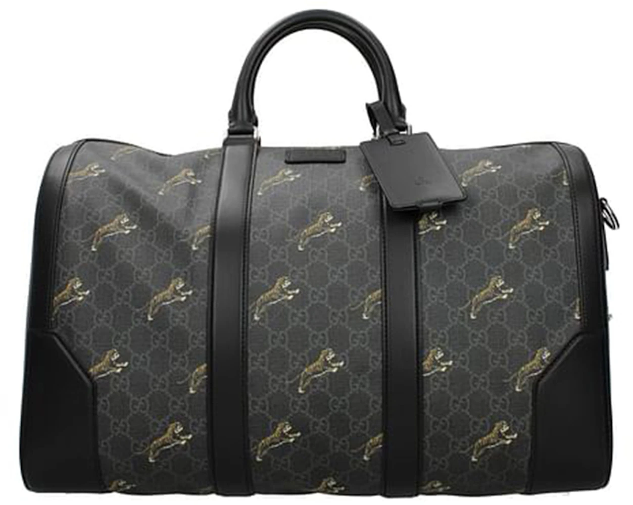 Gucci Black GG Supreme Canvas Night Courrier Carry-On-Duffle at