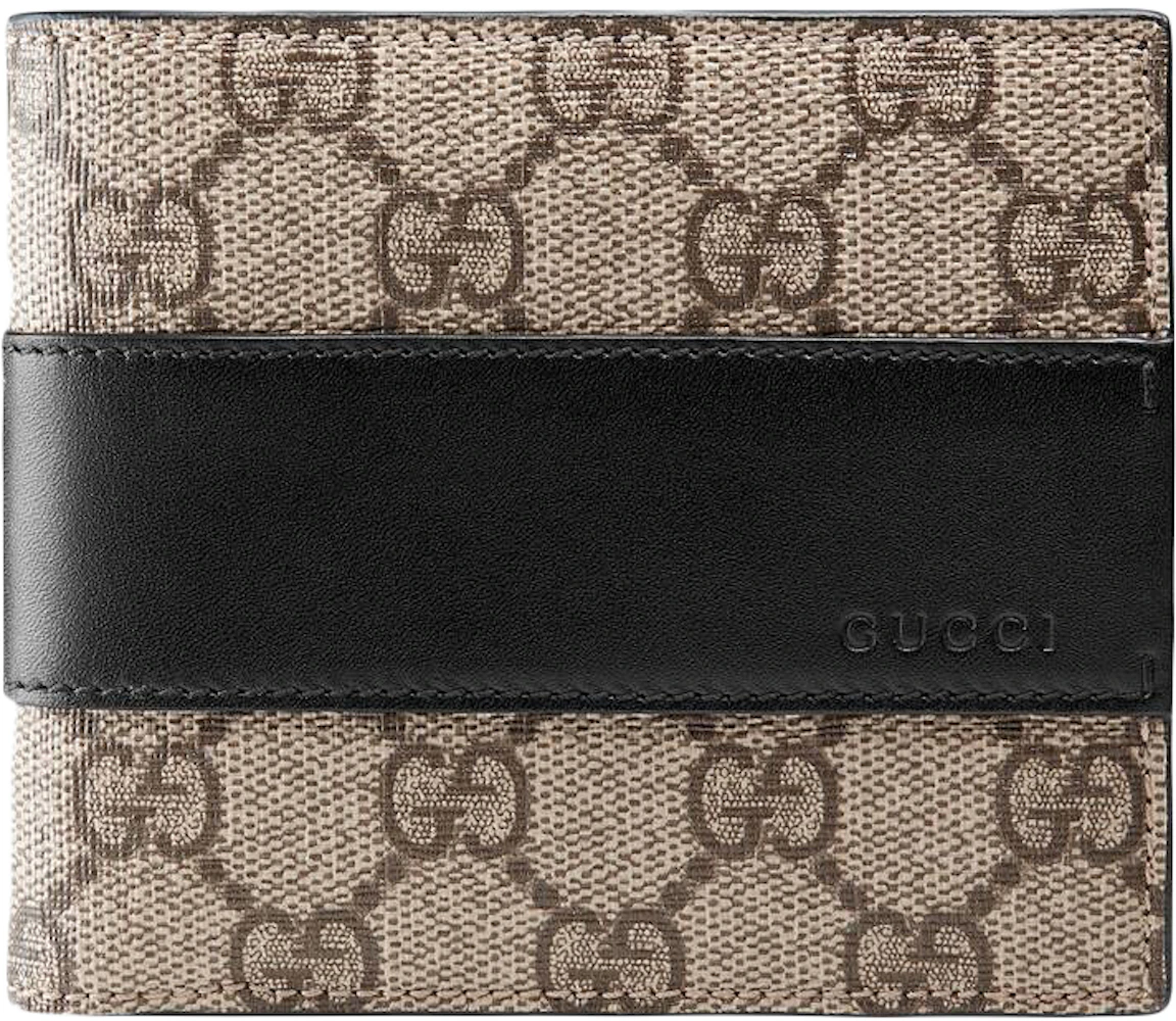 Gucci Tiger Wallet Beige/Ebony in Canvas/Leather - US