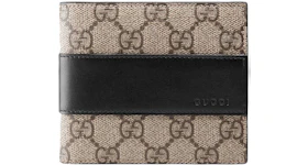 Gucci GG Supreme Wallet Beige/Ebony