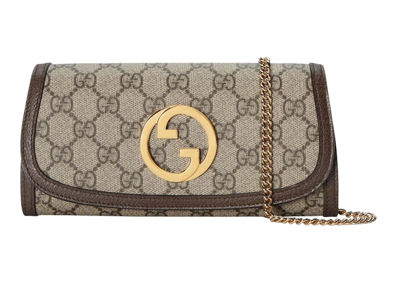 Gucci ophidia leather 2025 continental wallet on chain