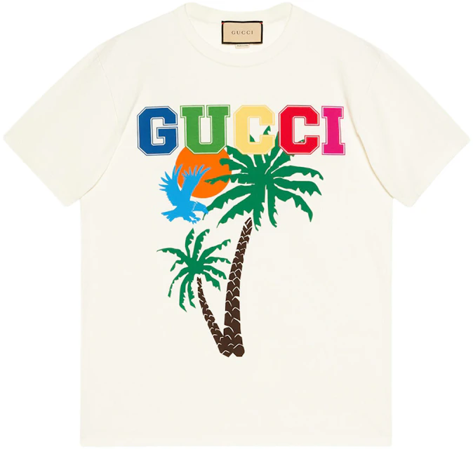 Gucci Gucci Palms T-Shirt White - AW22 - US