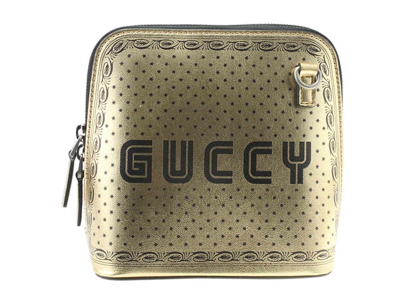 Gucci bag black on sale gold