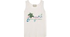 Gucci Hawaii Print Tank Top White