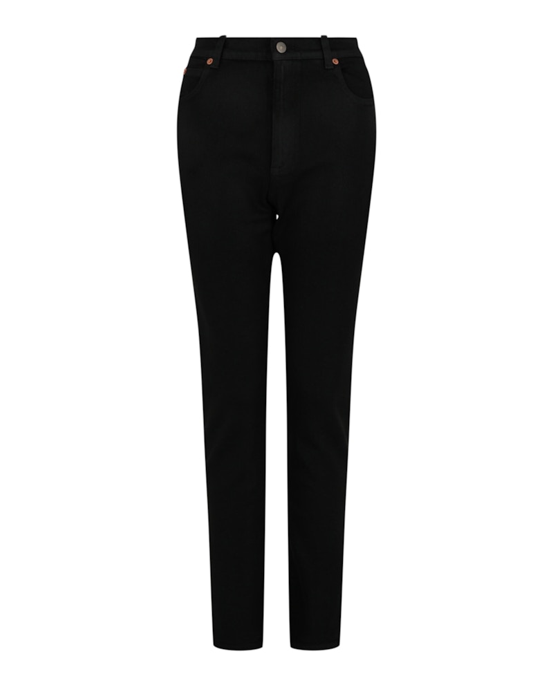 Gucci High Rise Skinny Jeans Black