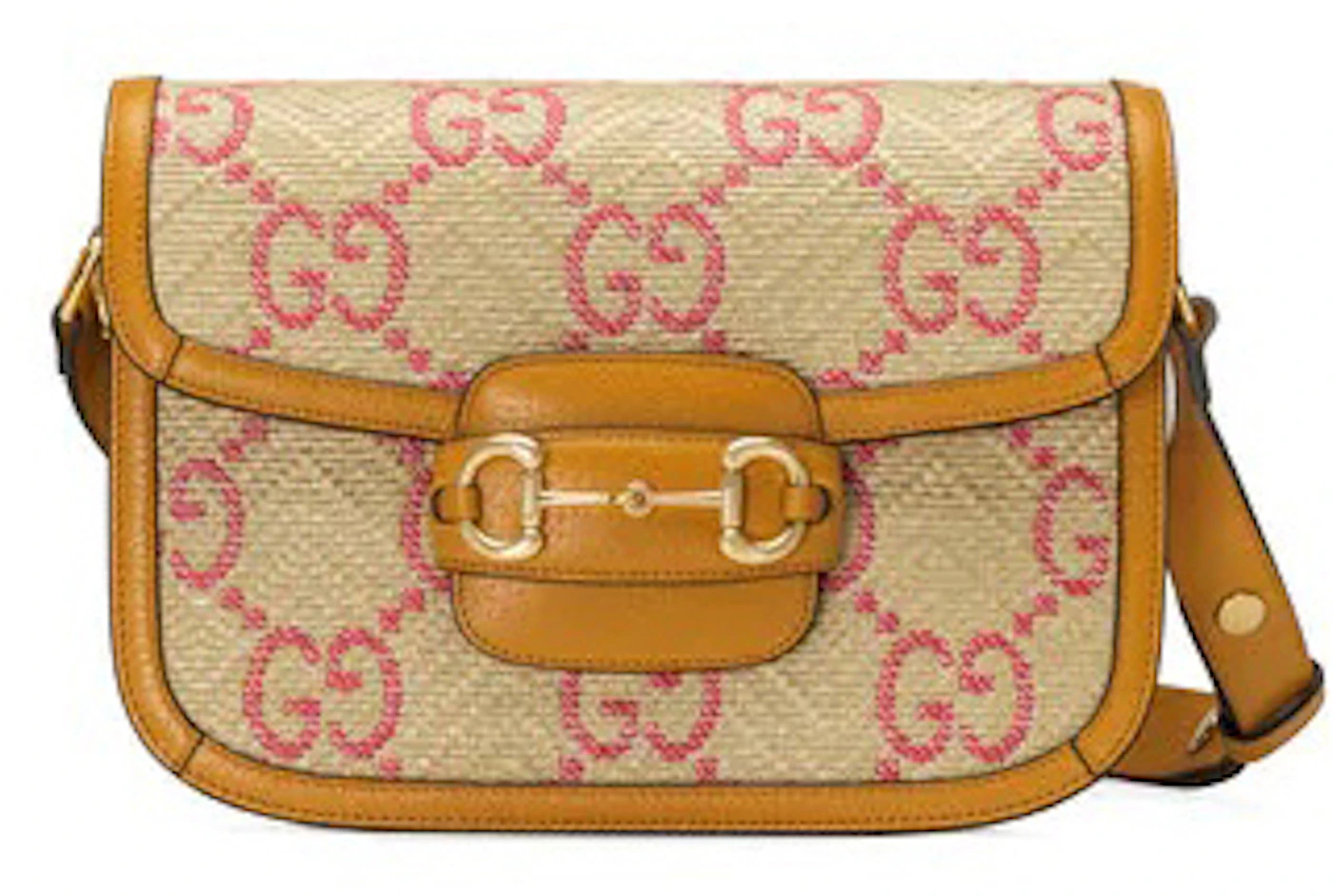 Authenticated Used Gucci GUCCI Horsebit 1955 days limited GG shoulder bag  beige leather web stripe strap?658574 18YSJ 9696 