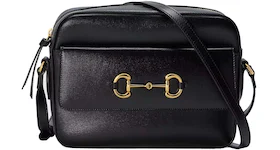 Gucci Horsebit 1955 Small Shoulder Bag Black