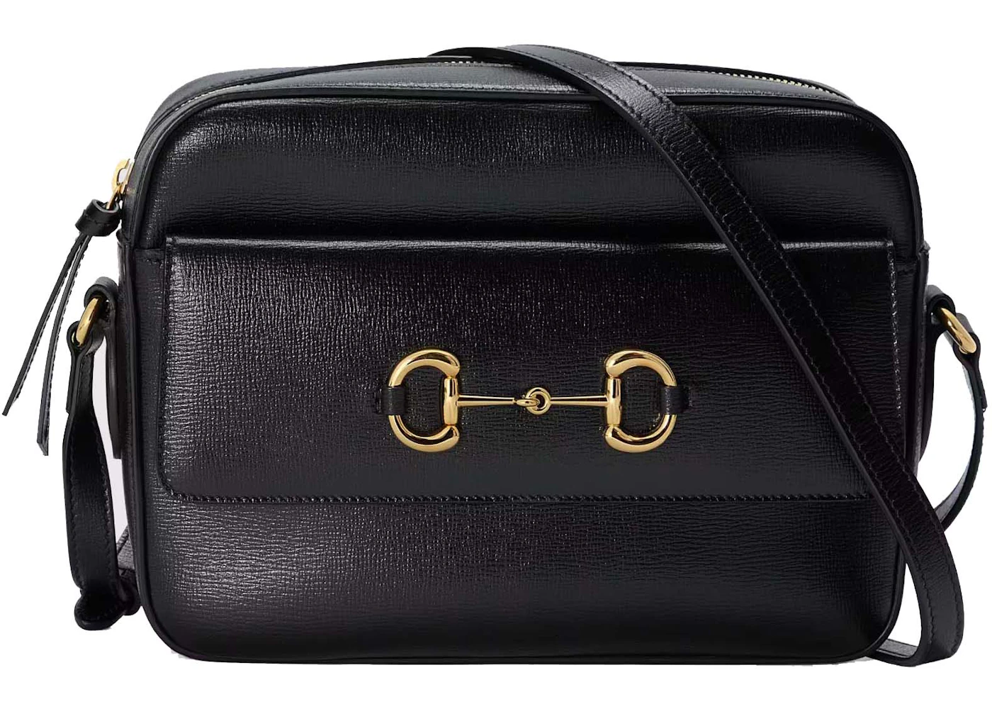 Gucci Horsebit 1955 Small Shoulder Bag Black in Leather with Antique  Gold-tone - US