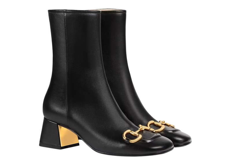 Gucci leather ankle clearance boot with belt price