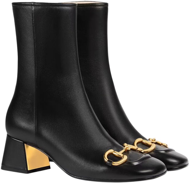 Gucci Ankle Boots With Interlocking G in Black for Men