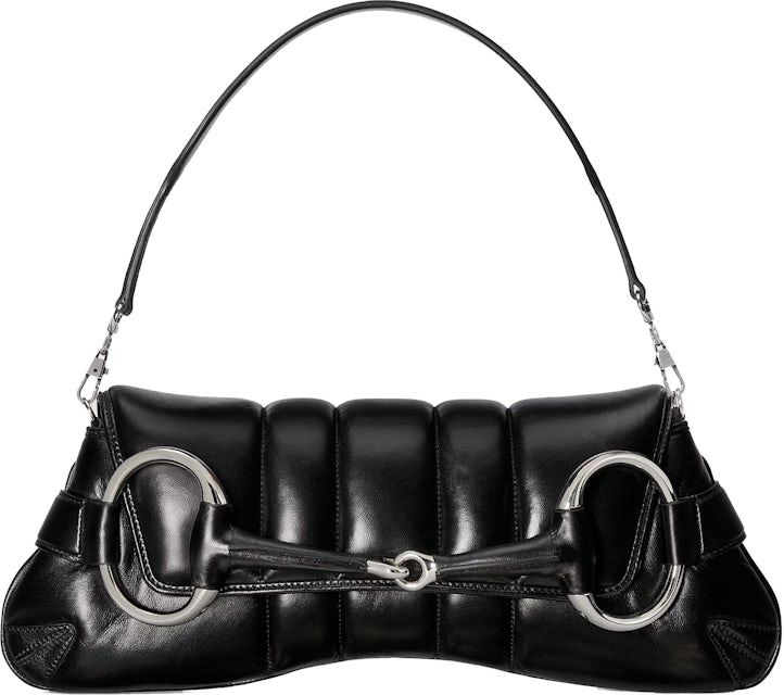 Gucci Horsebit Chain Medium Shoulder Bag in Brown - Gucci