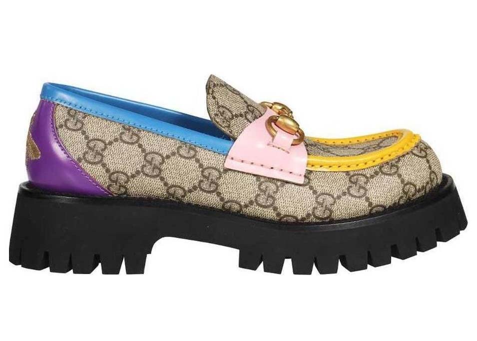 Gucci Horsebit Loafer Beige Multi (Women's) - 727170 FABBW 9785 - US