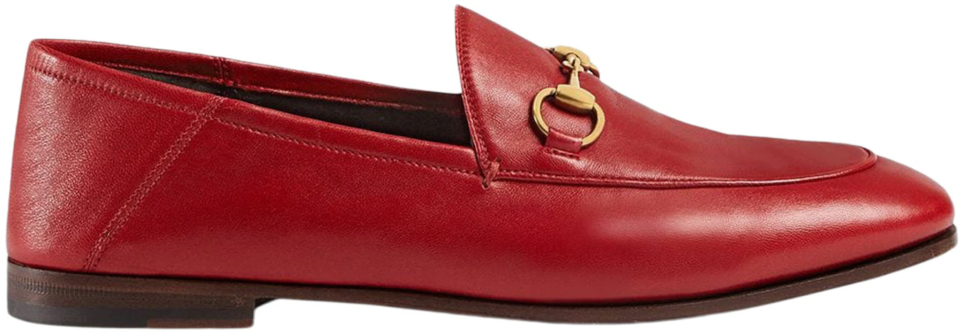 Gucci Horsebit Slip On Loafer Red Leather _414998 DLC00 - US