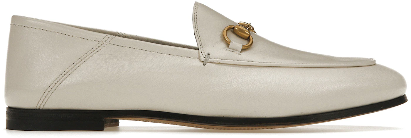 craft Gæsterne oxiderer Gucci Horsebit Slip On Loafer White Leather - _414998 DLC00 9022 - US