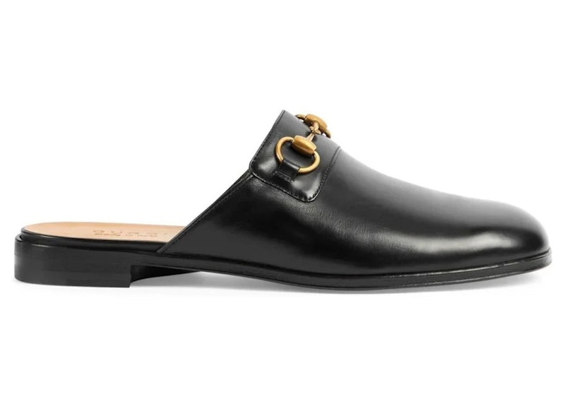 Gucci leather horsebit slipper online