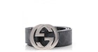 Gucci Interlocking G Belt GG Supreme Black