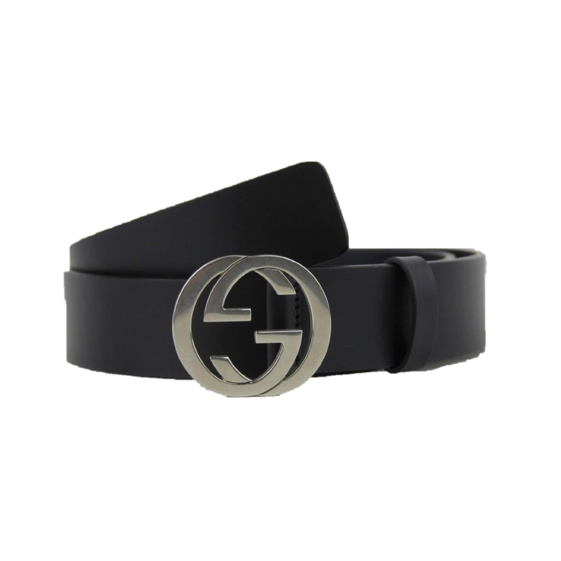 black gucci belt interlocking g