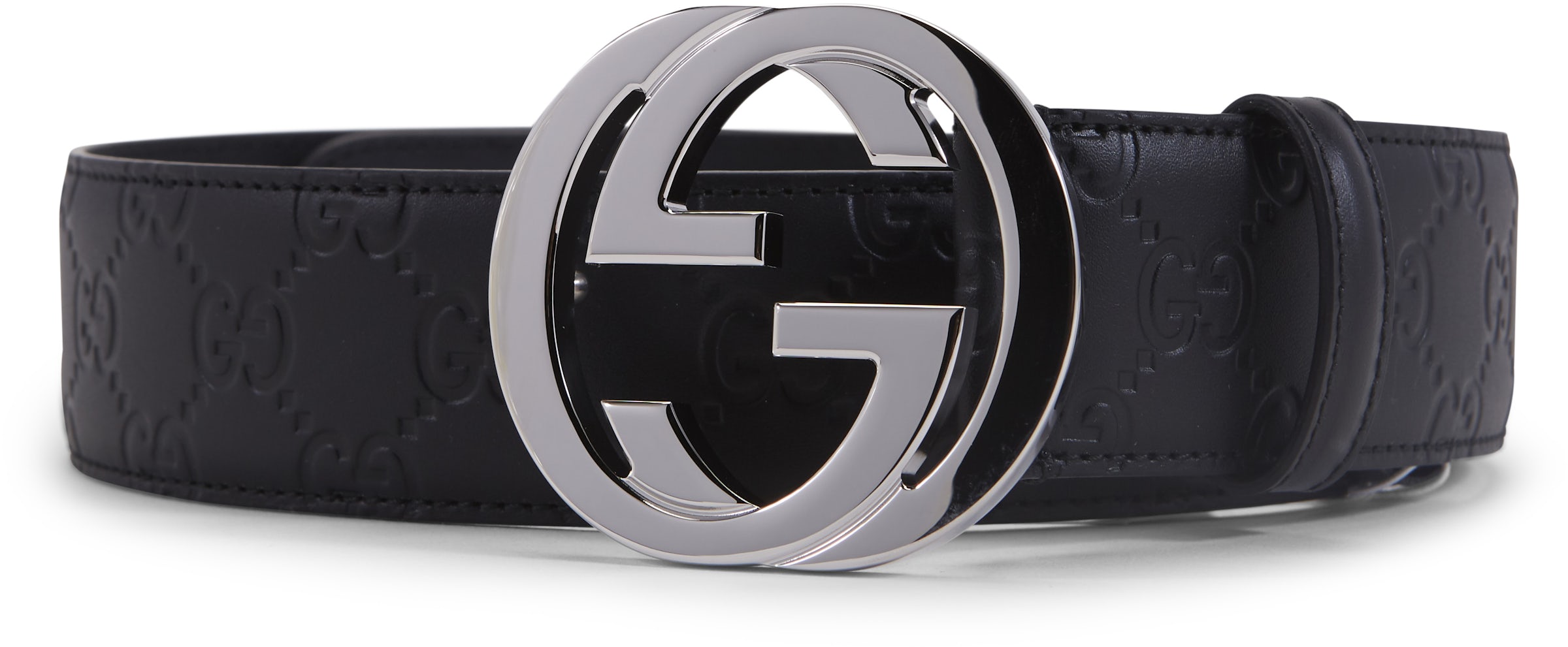 Gucci Belt Green/Red Web Double G Brass Buckle 1.5W Black in Canvas/Leather  with Antique Brass - US