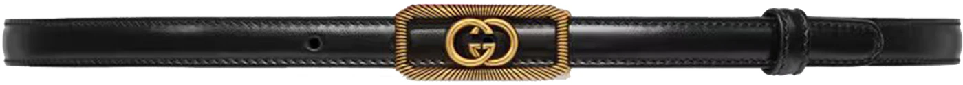 Gucci Marmont Double G Leather Bracelet (Dark Green)