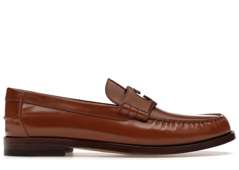 Gucci Interlocking G Casual Low-Top Shoes Brown Men's - 738470