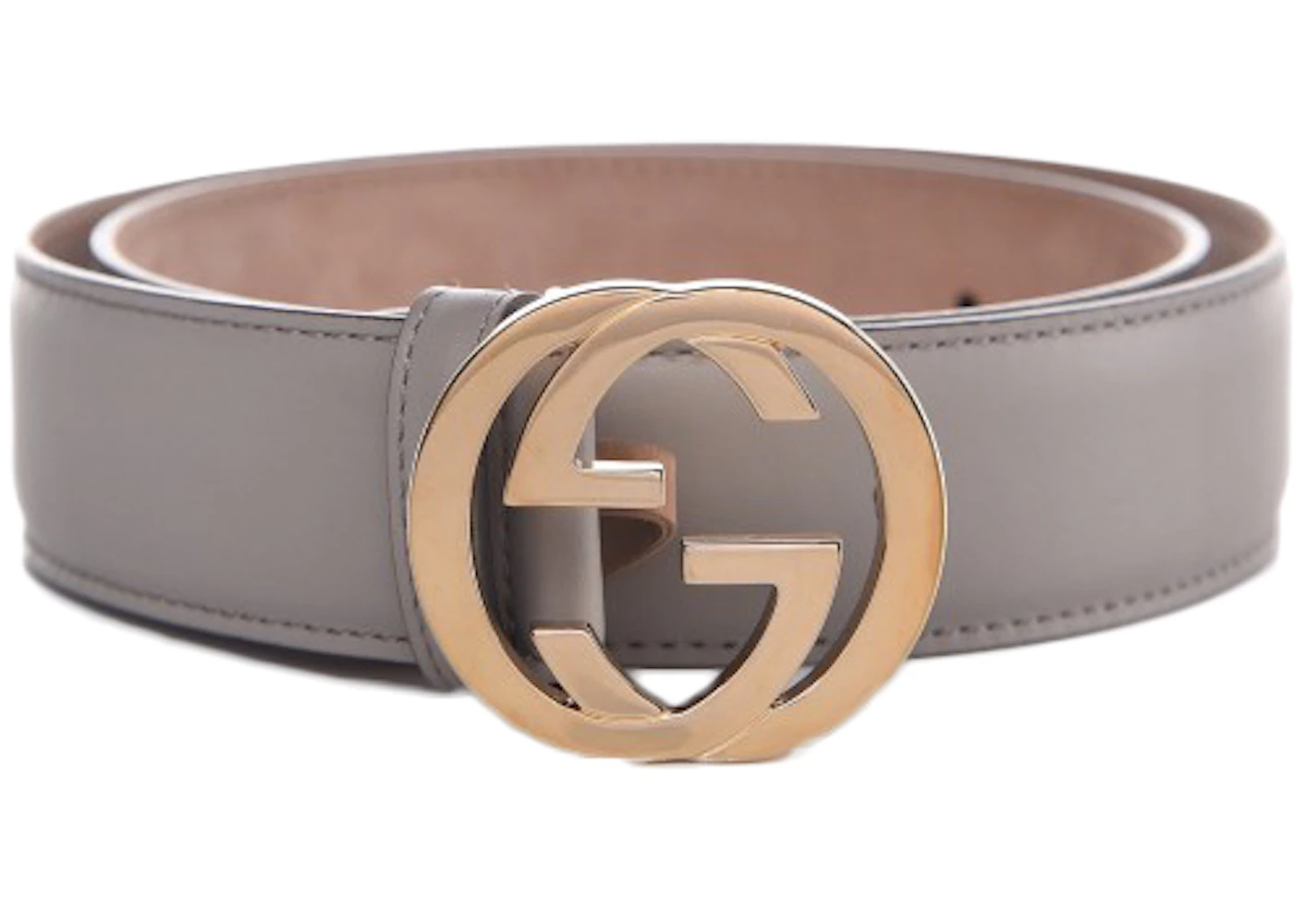 Gucci Interlocking G Leather Belt 1.5