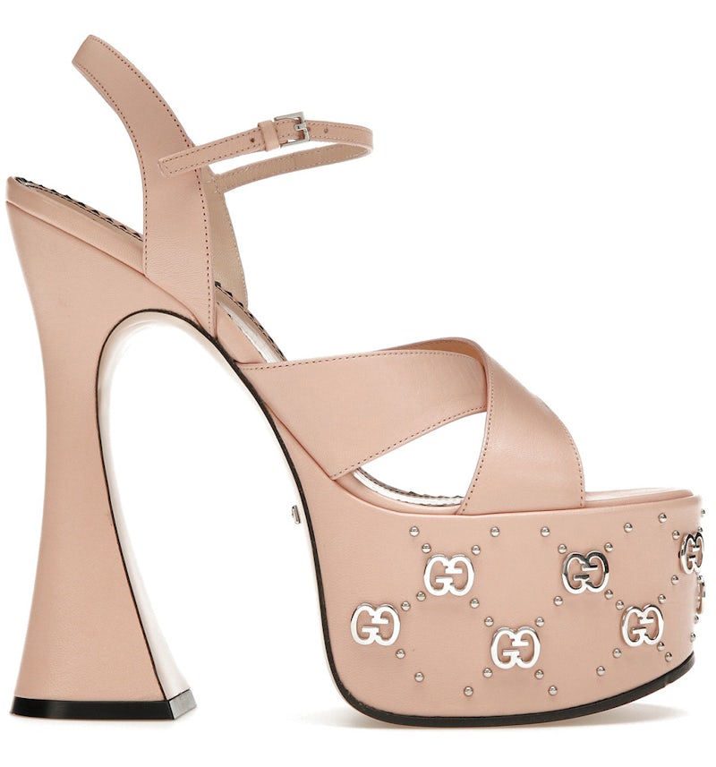 Gucci 2025 Sandali Gucci Con Tacco Gucci Sandali Con Plateau In