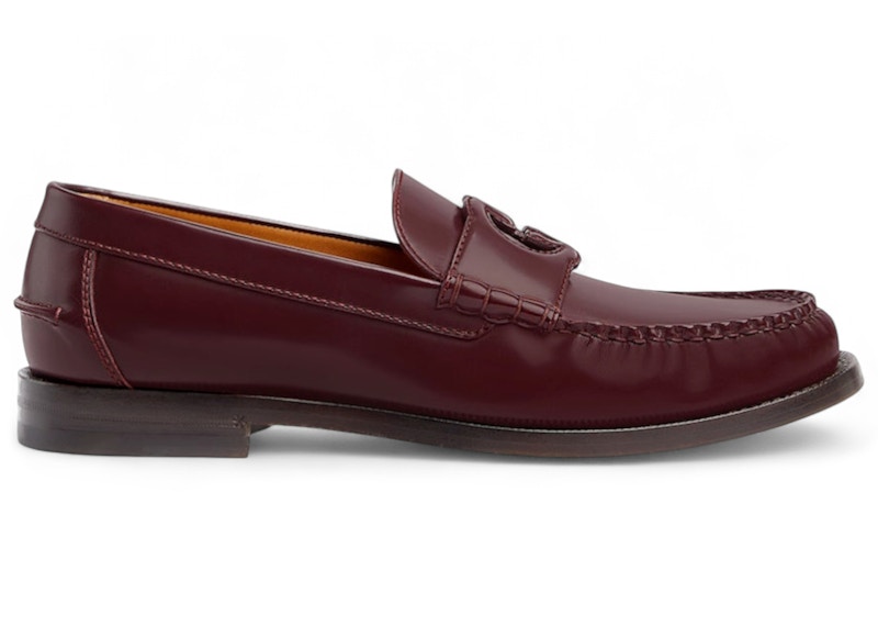 Gucci Interlocking G Loafer Bordeaux