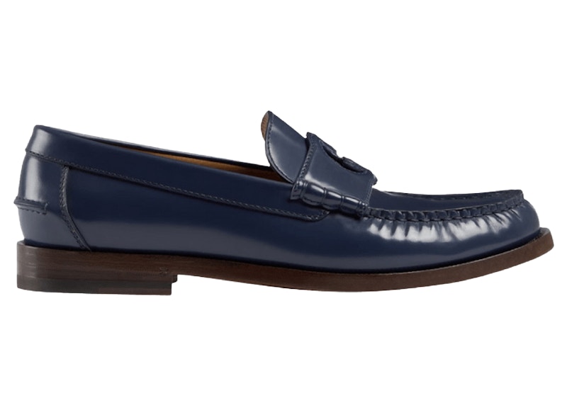 Gucci Interlocking G Loafer 'Blue' - 738470-17X00-4157