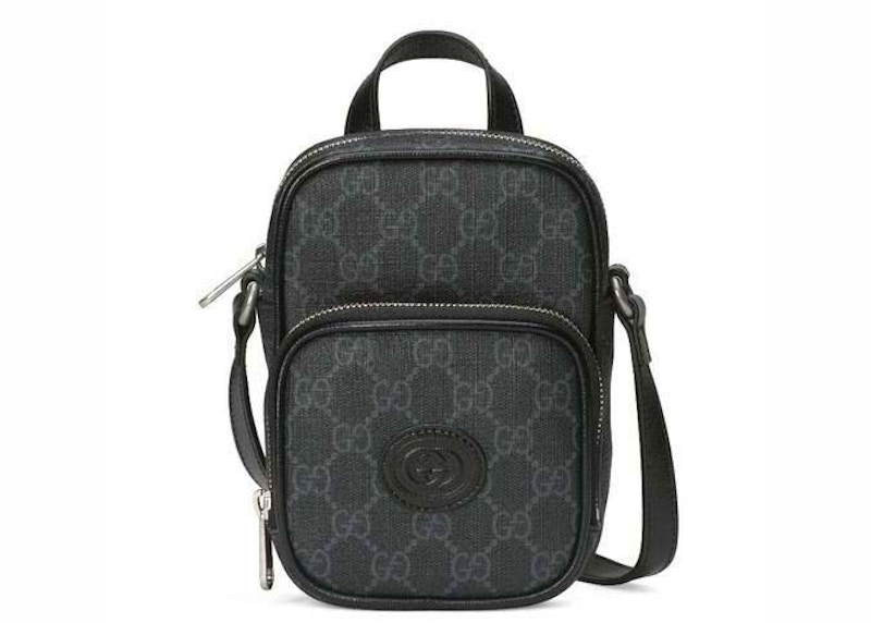 Gucci Ineinandergreifende G Mini-Tasche Schwarz
