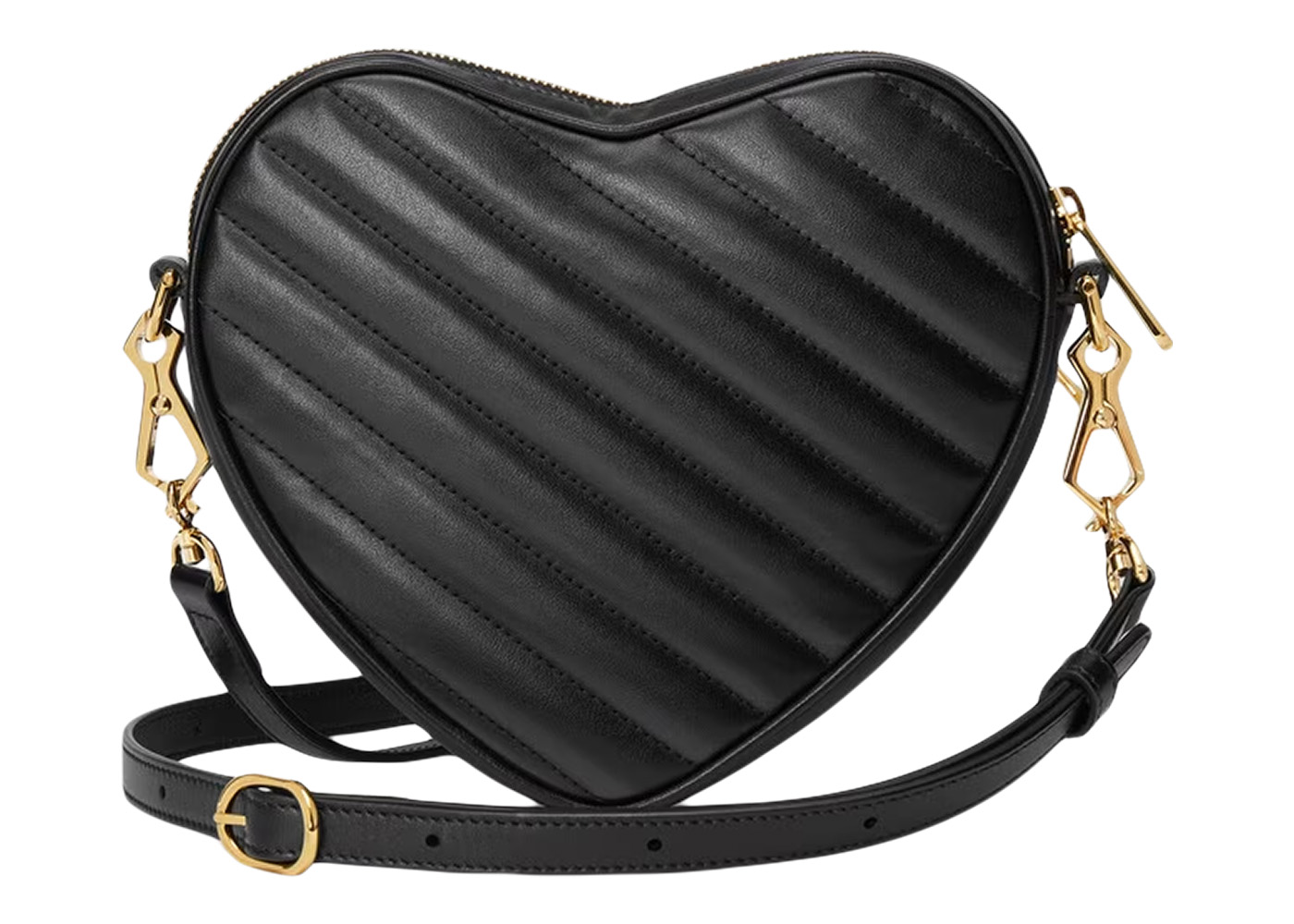 Buy Gucci Red Mini Interlocking G Heart Bag in Matelassé Leather for Women  in Qatar | Ounass
