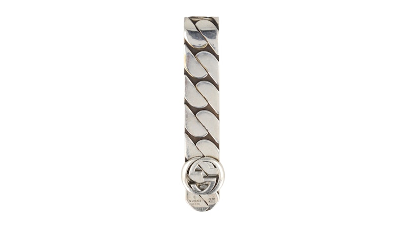 Gucci Interlocking G Money Clip Silver