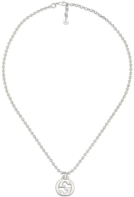 Gucci Interlocking G Necklace in Silver 925 Sterling Silver in 925 ...