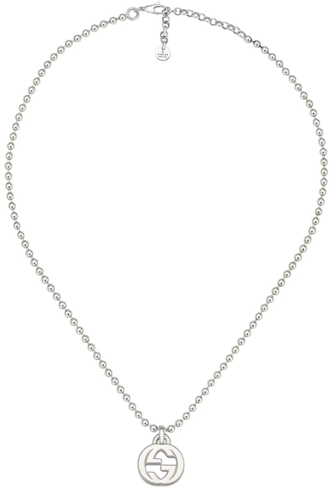 Gucci Interlocking G Necklace in Silver 925 Sterling Silver in 925 ...