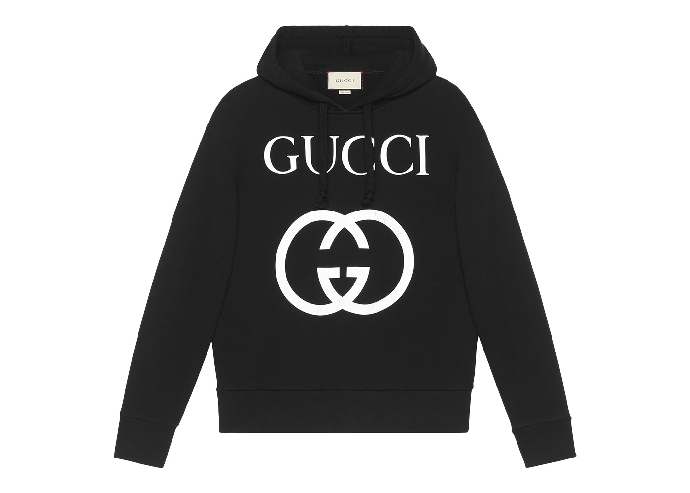 Gucci Interlocking G Oversize Fit Hoodie Black/White - FW22 - US