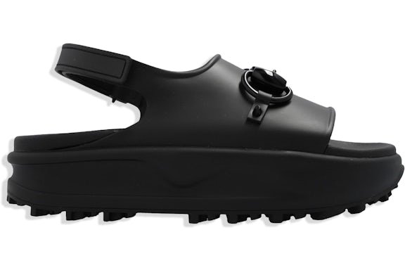 Sandalo con plateau GG Gucci Nero (donna)