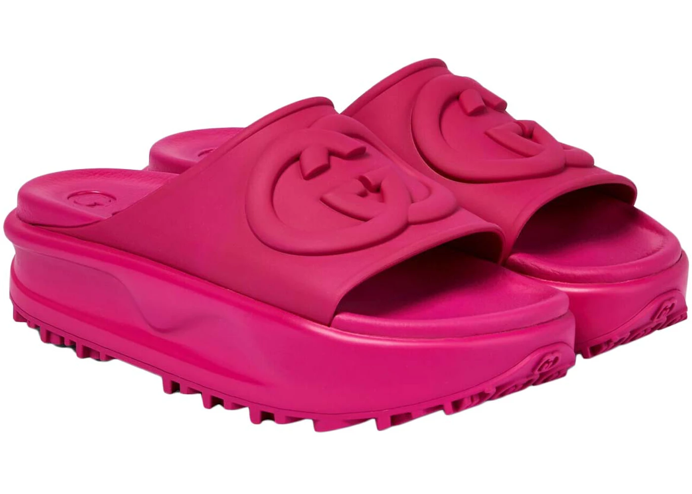 Gucci Interlocking G Slide Pink (Women's) 692845 JF000 5752 US