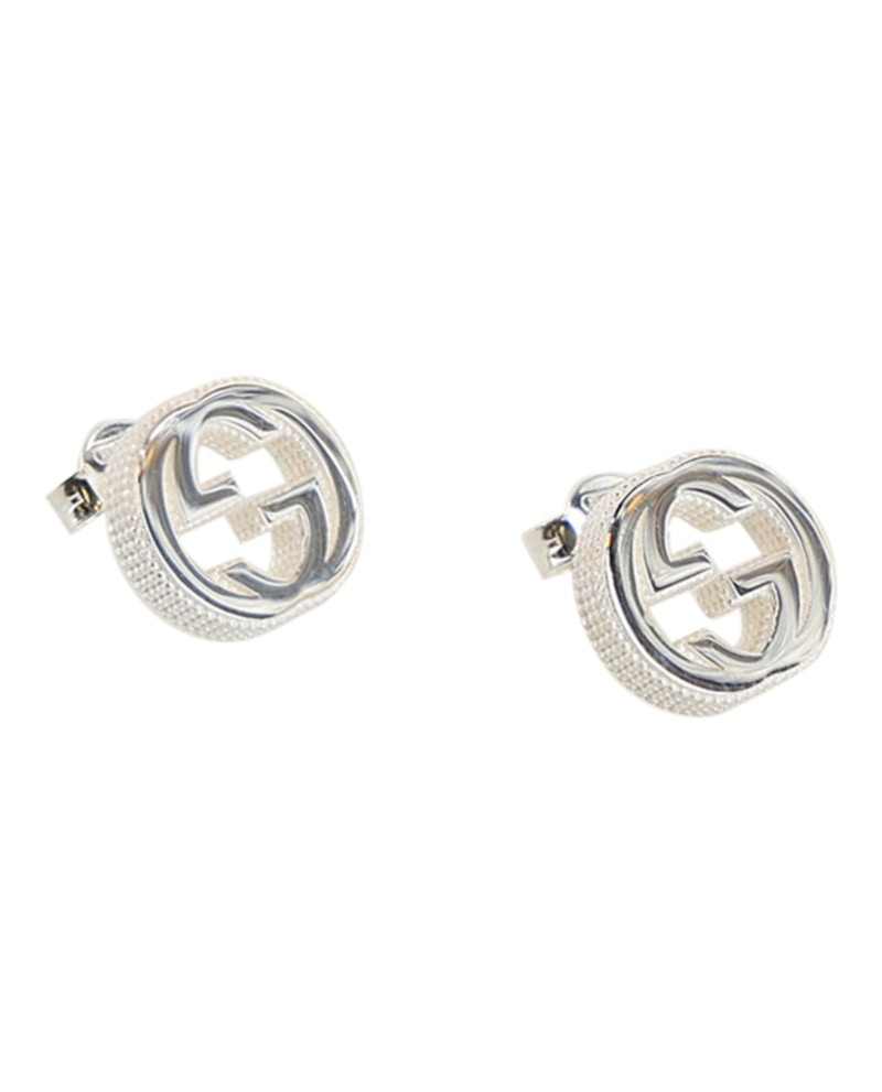 【Gucci】ピアス Interlocking G Silver Pierce Gucci】ピアス Interlocking G Silver Pierce Gucci