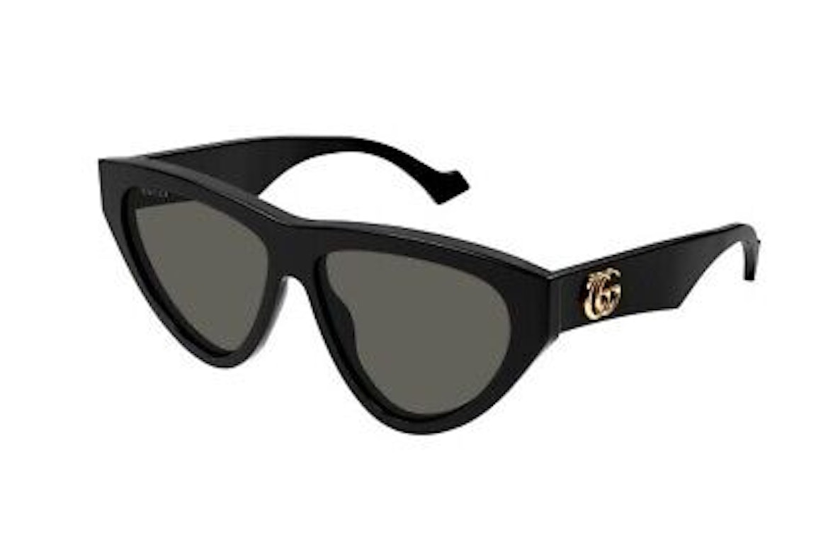 Pre-owned Gucci Irregular Sunglasses Black (gg1333s-001-fr)