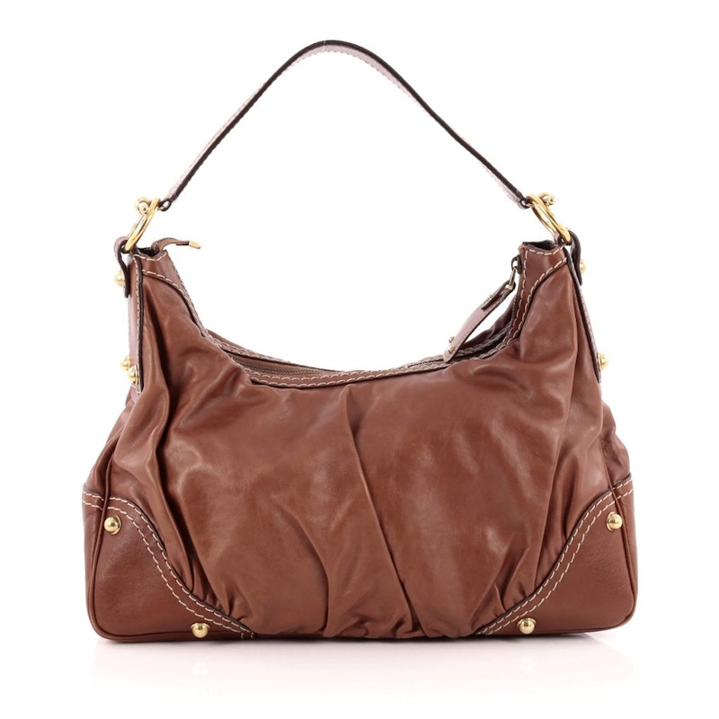 Gucci Jockey Hobo Medium Brown GB