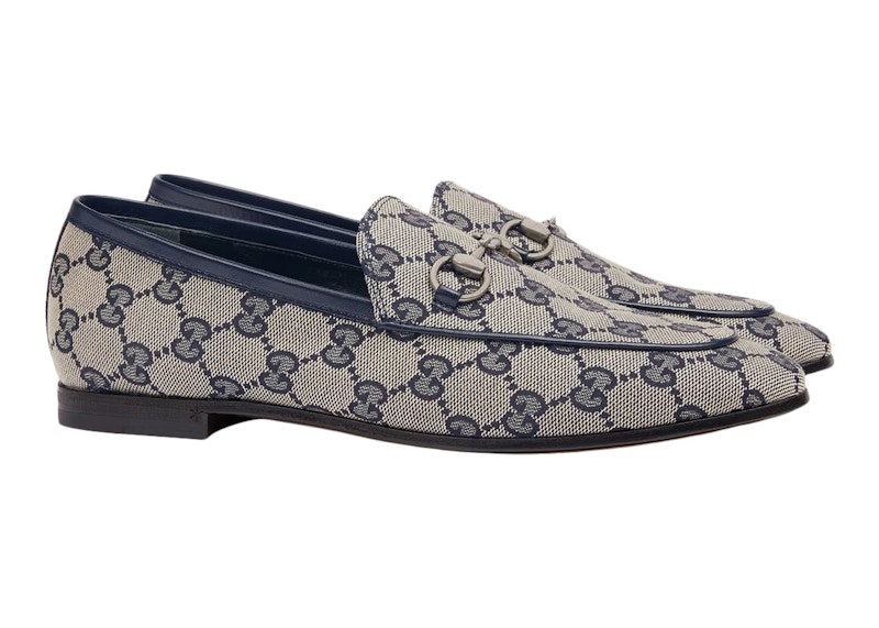 Gucci canvas loafers sale