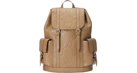 Gucci Jumbo GG Backpack Taupe