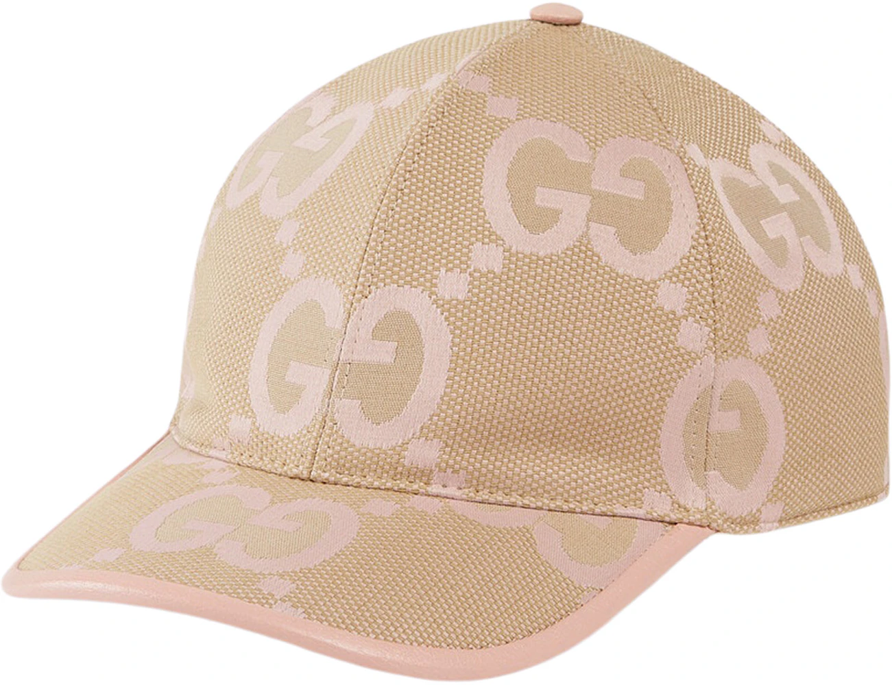 Gucci Jumbo GG Baseball Hat Beige/Light Pink