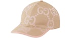 Gucci Jumbo GG Baseball Hat Beige/Light Pink