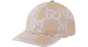 Gucci Jumbo GG Baseball Hat Beige/Lilac