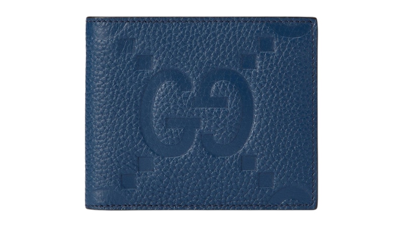 Gucci Jumbo GG Bi-fold Wallet Blue
