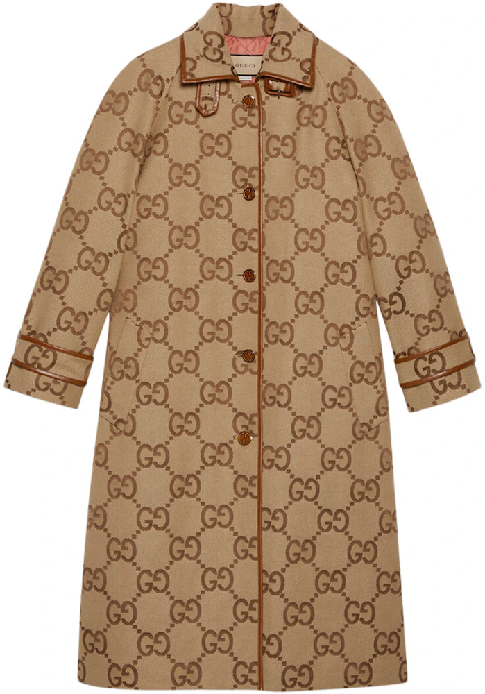 Pet GG coat in beige and ebony Supreme, GUCCI® US