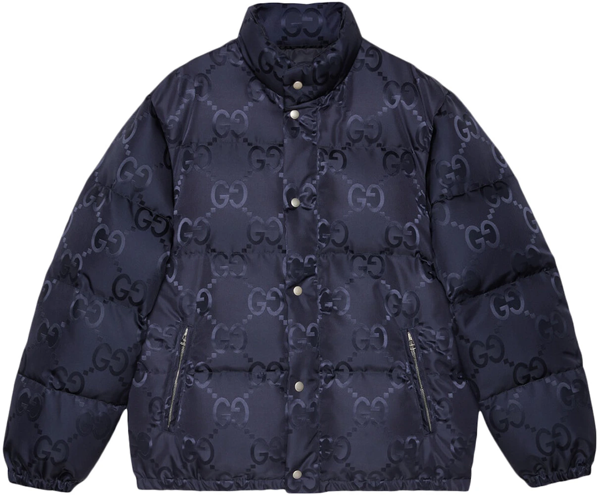 Dark Blue / Beige GG Jacquard Jacket